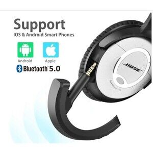 Aptx Wireless Bluetooth 5.0 Adapter for Bose Quietcomfort QC 15 QC 2 with Mic/Vo
